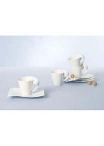 Villeroy & Boch Villeroy & Boch NewWave Teetasse mit Untertasse, Tasse, Weiss