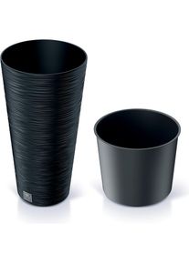 Prosperplast, Blumentopf, Blumentopf FURU ROUND SLIM - anthrazit