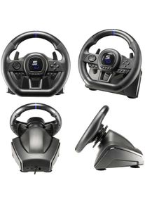 Subsonic Superdrive SV650 (Xbox Series S, PS4, PS3, Switch, Xbox One S, PC, Xbox One X, Xbox Series X), Gaming Controller, Schwarz