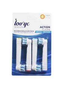 ELIE SAAB, Zahnbürstenkopf, PARAFARM LOV YC Elektrobürste 4 U Action Clean Neutral Standard (4 x)