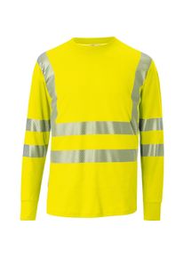 KÜBLER Kübler, Herren, Shirts, Reflectiq Longsleeve Psa 2 Warngelb M, Gelb, (M)
