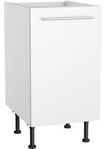 Kochstation Spülenschrank »KS-Bern2« Breite 45 cm in weiß, Größe B/H/T: 45 cm x 87 cm x 58,4 cm