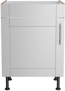 Kochstation Spülenschrank »KS-Ahus« Breite 60 cm in grau, Größe B/H/T: 60 cm x 87 cm x 58,4 cm