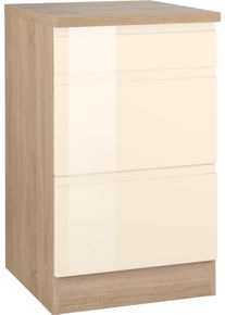 Kochstation Unterschrank »KS-Virginia« 50 cm breit in beige, Größe B/H/T: 50 cm x 85 cm x 60 cm