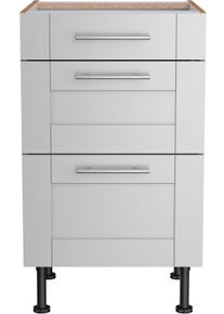 Kochstation Unterschrank »KS-Ahus« Breite 50 cm in grau, Größe B/H/T: 50 cm x 87 cm x 58,4 cm