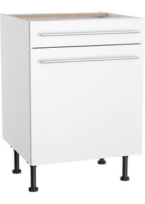 Kochstation Unterschrank »KS-Bern2« Breite 60 cm in weiß, Größe B/H/T: 60 cm x 87 cm x 58,4 cm