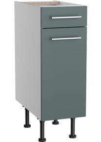 Kochstation Unterschrank »KS-Bern2« Breite 30 cm in grün, Größe B/H/T: 30 cm x 87 cm x 58,4 cm