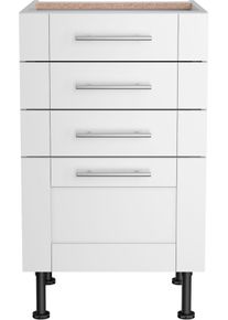 Kochstation Unterschrank »KS-Ahus« Breite 50 cm in weiß, Größe B/H/T: 50 cm x 87 cm x 58,4 cm