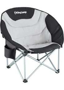 KingCamp Deluxe Moonchair, schwarz/grau