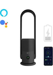 DJIVE Flowmate ARC Portable 2in1 Ventilateur sans fil à batterie & purificateur d'air | Metallic Grey