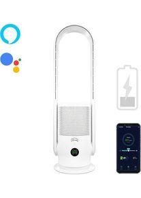 DJIVE Flowmate ARC Portable 2in1 Ventilateur sans fil à batterie & purificateur d'air | Clean White