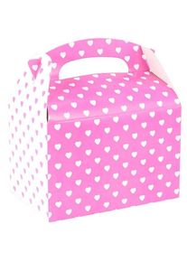 Amscan Scatola di cuori bianchi e rosa (3er Multipack)