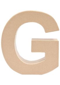 Rico Design Bogstav G lavet af papirmasse 17,5 cm