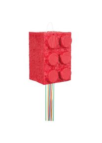 UNIQUE Red block train pinata