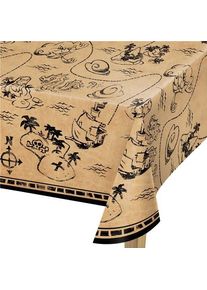 Nappe chasse au trésor pirate 137 x 259 cm