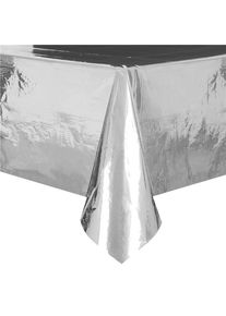 Amscan Nappe gris métallisé Basel 1,8 x 1,2m
