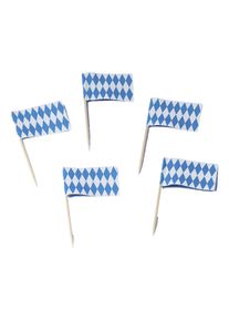 200 stuzzicadenti bandierine bianco-azzurre (3er Multipack)