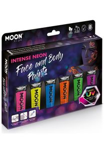 Smiffys Ensemble de maquillage Moon Intense Neon Plus