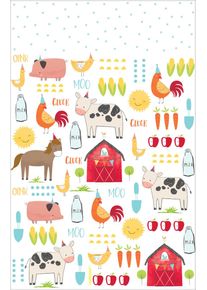 Amscan Nappe ferme Happy Farm life 1,37 x 2,59m