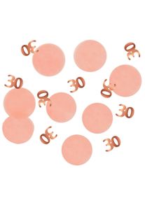 Folat Confettis de table 30e anniversaire rose 25g