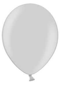 partydeco 100 ballons métalliques Partystar argent 27cm