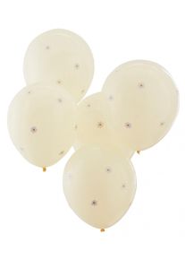 Ginger Ray 5 Ballons Pâques Glamour Marguerite 30cm