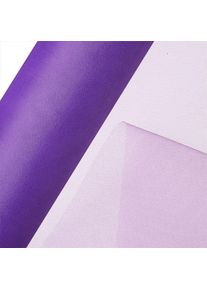 Club Green Rouleau de tissu organza violet 30cm x 25m