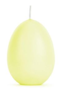 partydeco Bougie Oeuf Jaune Brunch de Pâques 10cm