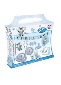 52 pièces Set de décoration Sweet Donkey Blue Party case