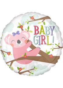Amscan Ballon aluminium Baby Girl Koala 43cm