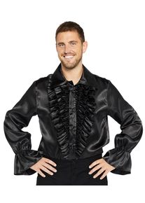 Amscan Ruffle shirt in black for men