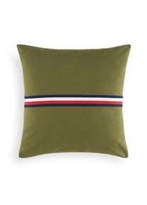 Tommy Hilfiger Heren Dekbedovertrek 'RIBBON' groen 40x40 cm