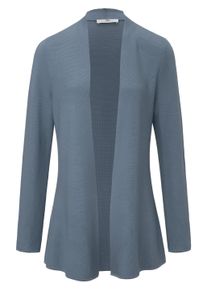 Peter Hahn - Strickjacke aus 100% SUPIMA -Baumwolle, blau, Gr. 40, Baumwolle