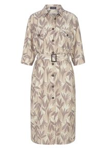 Basler - Hemdblusen-Kleid, beige, Gr. 48, Lyocell
