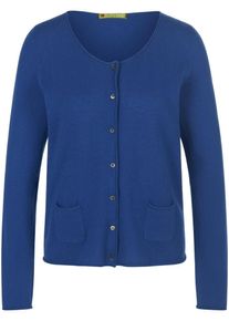 include - Vest van 100% kasjmier, blauw, Maat 36, kasjmier