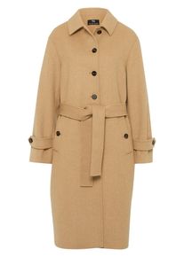 Peter Hahn - Mantel, braun, Gr. 40, Wolle