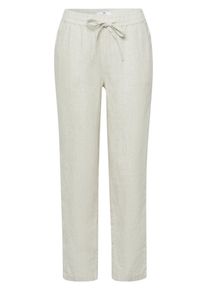 Peter Hahn - Enkellange broek, beige, Maat 24, linnen