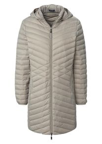 Peter Hahn - Daunen-Long-Steppjacke, beige, Gr. 48, Kunstfaser
