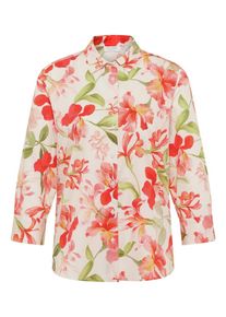 Eterna - Bluse mit 3/4-Arm, beige, Gr. 44, Baumwolle