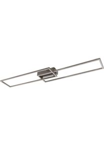 Leuchten Direkt LeuchtenDirekt Iven LED-Deckenleuchte Deckenlampe Wohnzimmer Memoryfunktion 110cm Stahl