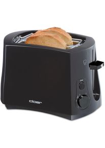 Cloer 3310 2-Scheiben-Toaster, schwarz
