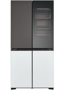 LG GMV960NNME Stand Side-by-Side Kombination, 91,4 cm breit, 617 L, Total No Frost, MoodUP, Instaview, Multi-Airflow, InstaView Tür mit In-App Farbau