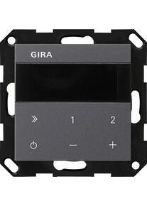 GIRA 232028 Unterputz-Radio IP, Internetradio, Anthrazit