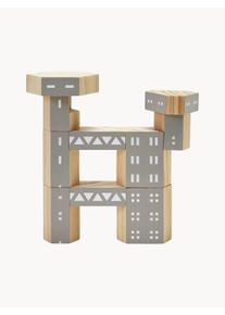 Areaware Komplet do budowy Blockitecture Brutalism James Paulius Brązowy S 19 x W 6 cm