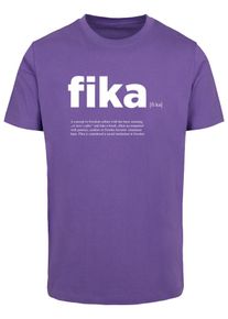 Mister Tee T-Shirt 'Fika' Homme violet taille S