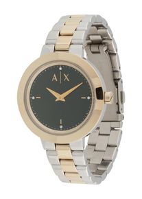Armani Exchange Dames Analoog horloge goud / donkergroen / zilver One Size