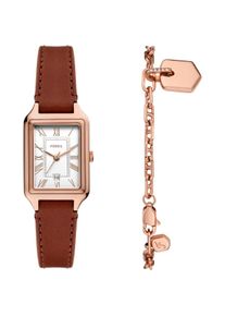 Fossil, Armbanduhr, Uhren-Set RAQUEL, Rosa, (Geschenkset, 23 mm)