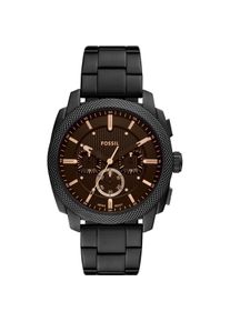 Fossil, Armbanduhr, Machine, Schwarz, (Chronograph, 44 mm)