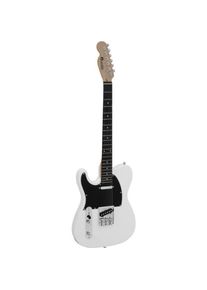 Dimavery TL-601 E-Gitarre LH, weiss (E-Gitarre), Gitarre, Weiss