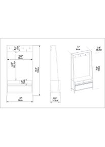 Hanah Home, Garderobe + Kleiderhaken, Kinslee